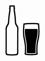 Beer Bottle Clip Clipart Glass Silhouette Drawing Cliparts Pint Svg Vinyl Outline Decal Craft Champagne Cartoon Etsy Library Clipground Clipartmag sketch template