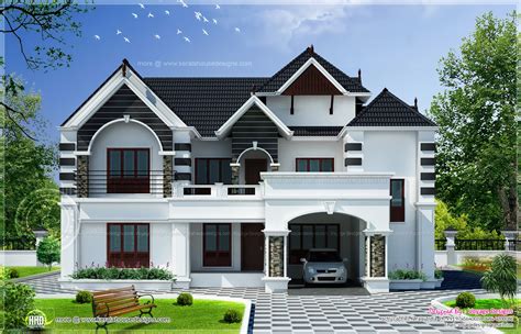 bedroom colonial style house home kerala plans
