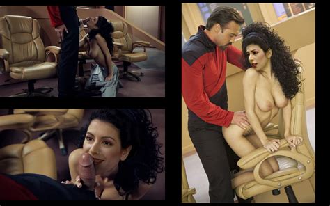 Troi Mag 03  Porn Pic From Marina Sirtis Fake Star Trek