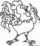 Coq Hahn Colorat Coloriage Rooster Cocosi Animale Kury Planse P13 Dessin Kolorowanki Coloriages Cocos Kurczaczki Koguty Gallo Kolorowanka Gaina Kurczaki sketch template