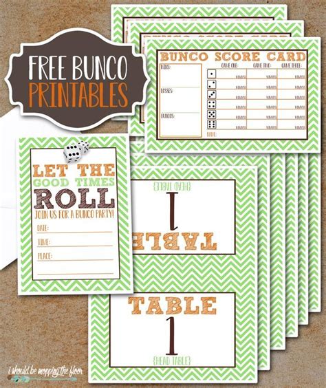 bunco printables bunco bunco party bunco score sheets