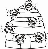 Bees Abelha Hive Colmeia Abelhas Escolaensina Printable Hives Navegação sketch template