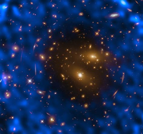 hubble telescope views massive galaxy cluster rx