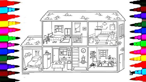top coloring pages barbie house images pictures  hd hot