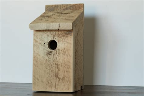 eco friendly swallow nesting box reclaimed century  etsy