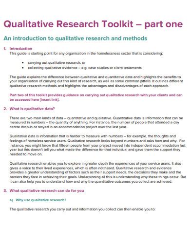 qualitative research examples     examples