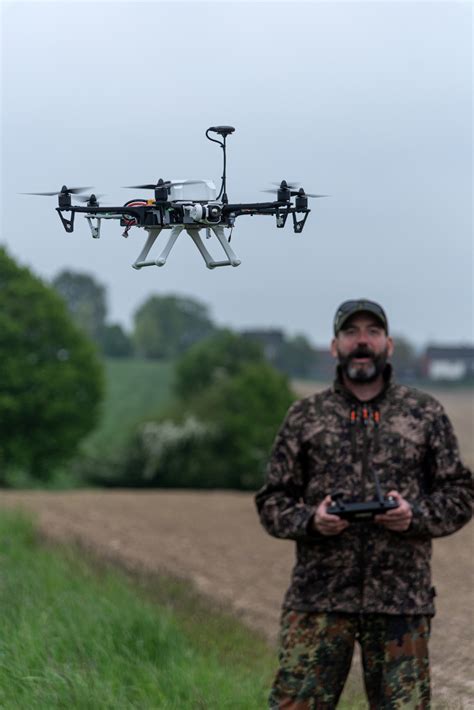 saving wild animals  thermal imaging drone hunting