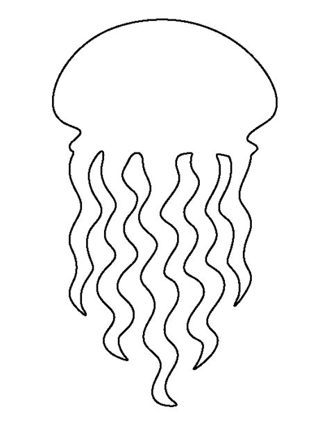 printable jellyfish craft template