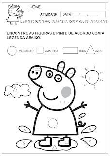 educational materials peppa pig peppa pig coloring pages peppa