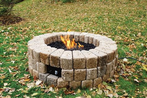 build  gas fire pit   steps extreme
