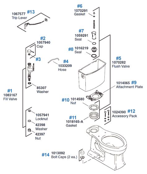archer toilet replacement parts  kohler