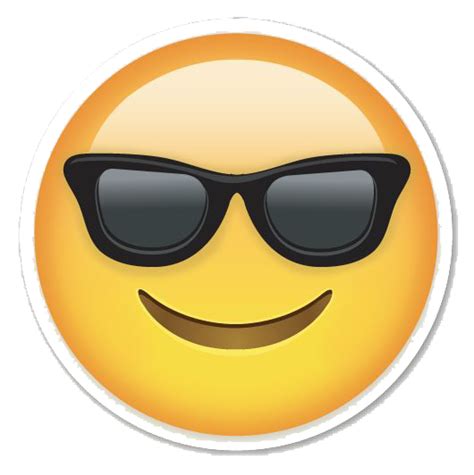 Sunglasses Emoji Png Photos Png Mart