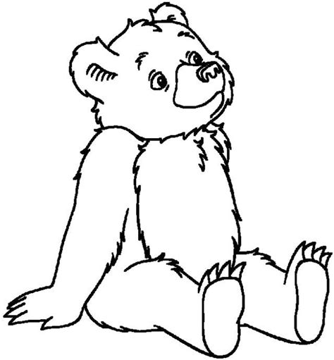 printable cartoon bear coloring pages teddy bear coloring pages bear