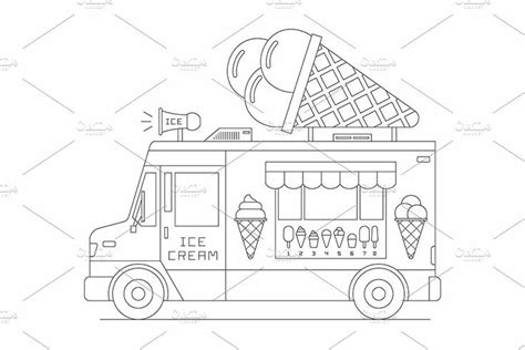 ice cream truck ice cream truck ice cream event flyer templates