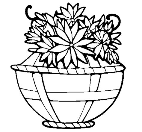 basket  flowers  coloring page coloringcrewcom