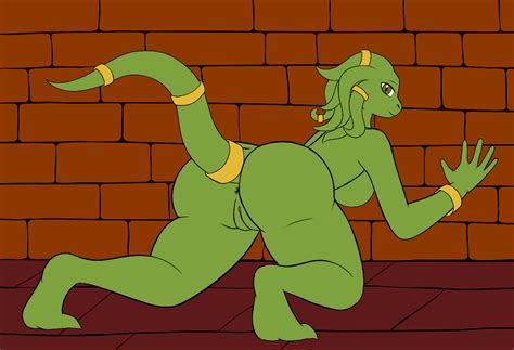 Rule 34 Anthro Anus Ass Bent Over Big Butt Breasts