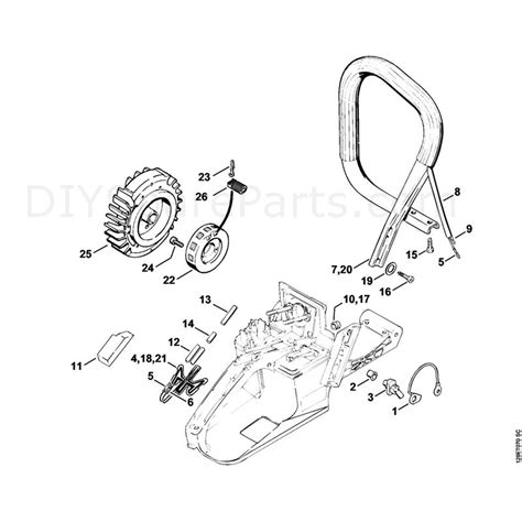 stihl chainsaw  av parts diagram