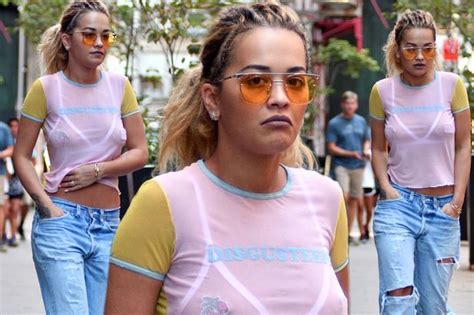 rita ora looks miserable as she shows off her unique nipple pasties in new york mirror online