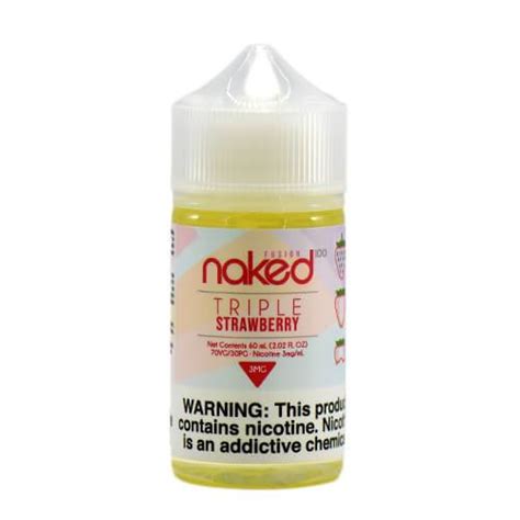 naked 100 fusion by schwartz triple strawberry 60ml 12mg best e
