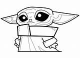 Yoda sketch template