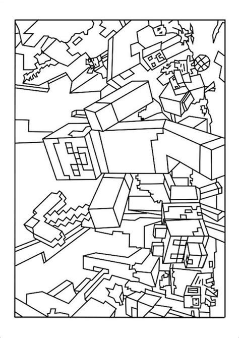 mobs minecraft lego colouring pages clip art library