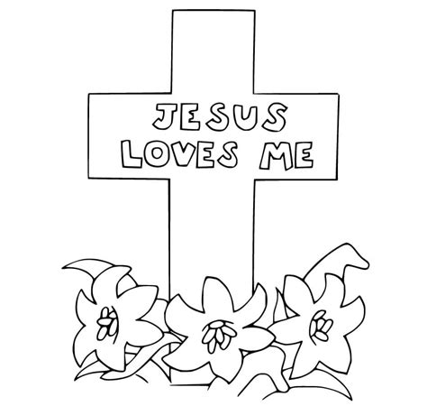 printable jesus loves  coloring page  printable coloring pages