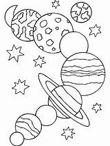 Solar System Coloring Pages Planets Printable Getcolorings sketch template