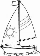 Coloring Sailboat Sails Epick Sheet Template sketch template