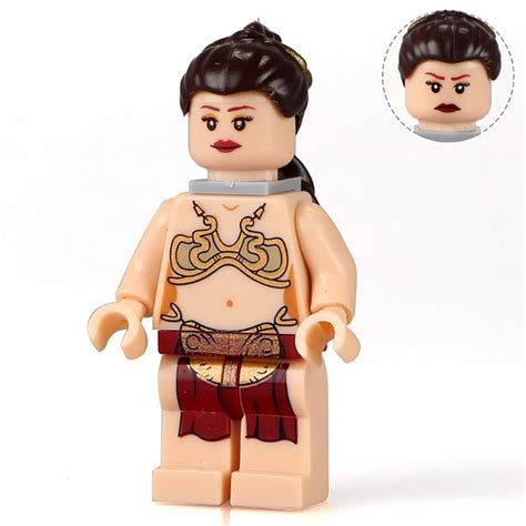 Minifigure Princess Leia Slave Star Wars Compatible Lego Building Block