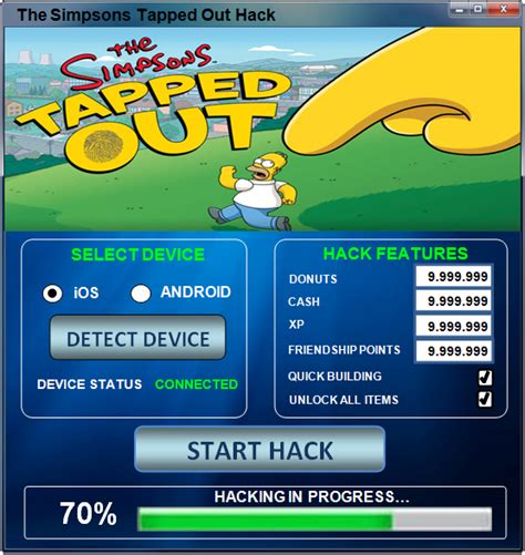 simpsons tapped  hack cheat crack   unlimited donuts gratuit triche jeux