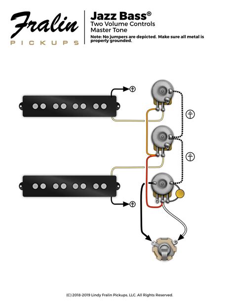 jazz bass wiring diagram fralin pickups