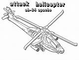 Helicopter Coloring Pages Attack Apache Chinook Ah Getcolorings Choose Board Color Designlooter Force Air sketch template