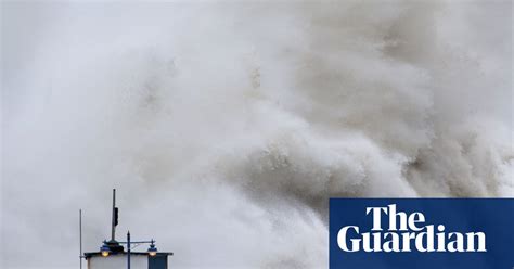 uk storms devon and the south west hit by huge waves in pictures