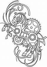 Kmart Embroidery Adults Steampunk sketch template