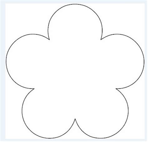 petal flower pattern template clipground