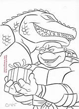 Christmas Ninja Coloring Pages Turtle Getcolorings Teenage Mutant sketch template