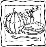 Pie Pumpkin Coloring Thanksgiving Pages Color Coloringpages101 sketch template