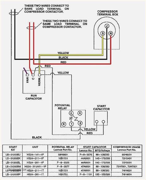wiring diagram  condenser fan motor