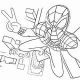 Spiderman Coloring Pages Top Tower Marvel Toddler Wonderful Will sketch template