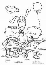 Rugrats Coloring Pages Printable Cartoon Color Book Cartoons Kids Sheets Characters Colorear Character Para Dibujos Colouring Books Coloringpages101 Imprimir Birthday sketch template