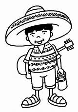 Cinco Mexicain Sombrero Printable Mexique Thème Maternelle Mexicaine Autour Fiesta Hispanic Clipartsco sketch template