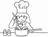 Cocinando Cocinar Pittogrammi Verbos Colorare Imagui Boyama Colorir Meninos Listos Preparados Meslekler Alimentos Cucinare Asker Acciones Probar Bambini Utensilios Coloratutto sketch template