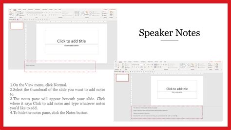 speaker note  template google