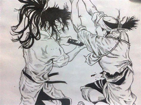 Drawing Vagabond Fight Scene Anime Amino