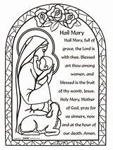 Hail Catholic Prayers Autom sketch template