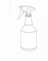 Spray Bottle Drawing Water Getdrawings sketch template