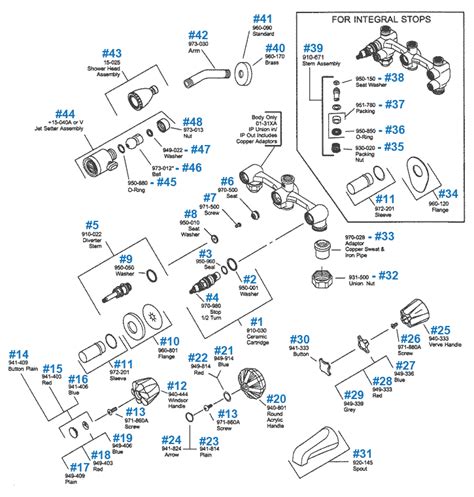 price pfister shower parts diagram general wiring diagram