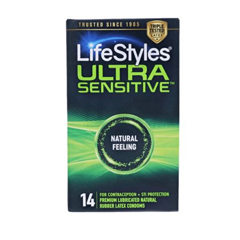 Lifestyles Ultra Sensitive Condoms 14 Count