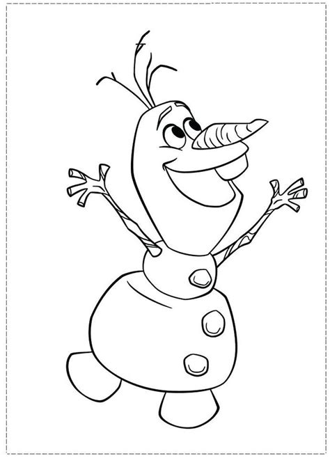 olaf printable frozen coloring pages