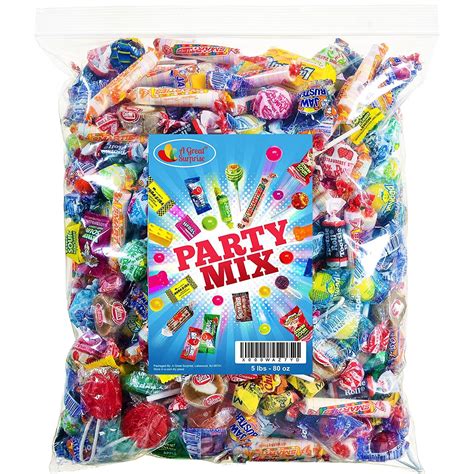Assorted Candy Party Mix 5 Lb Bulk Bag Over 275 Pieces Fire Balls